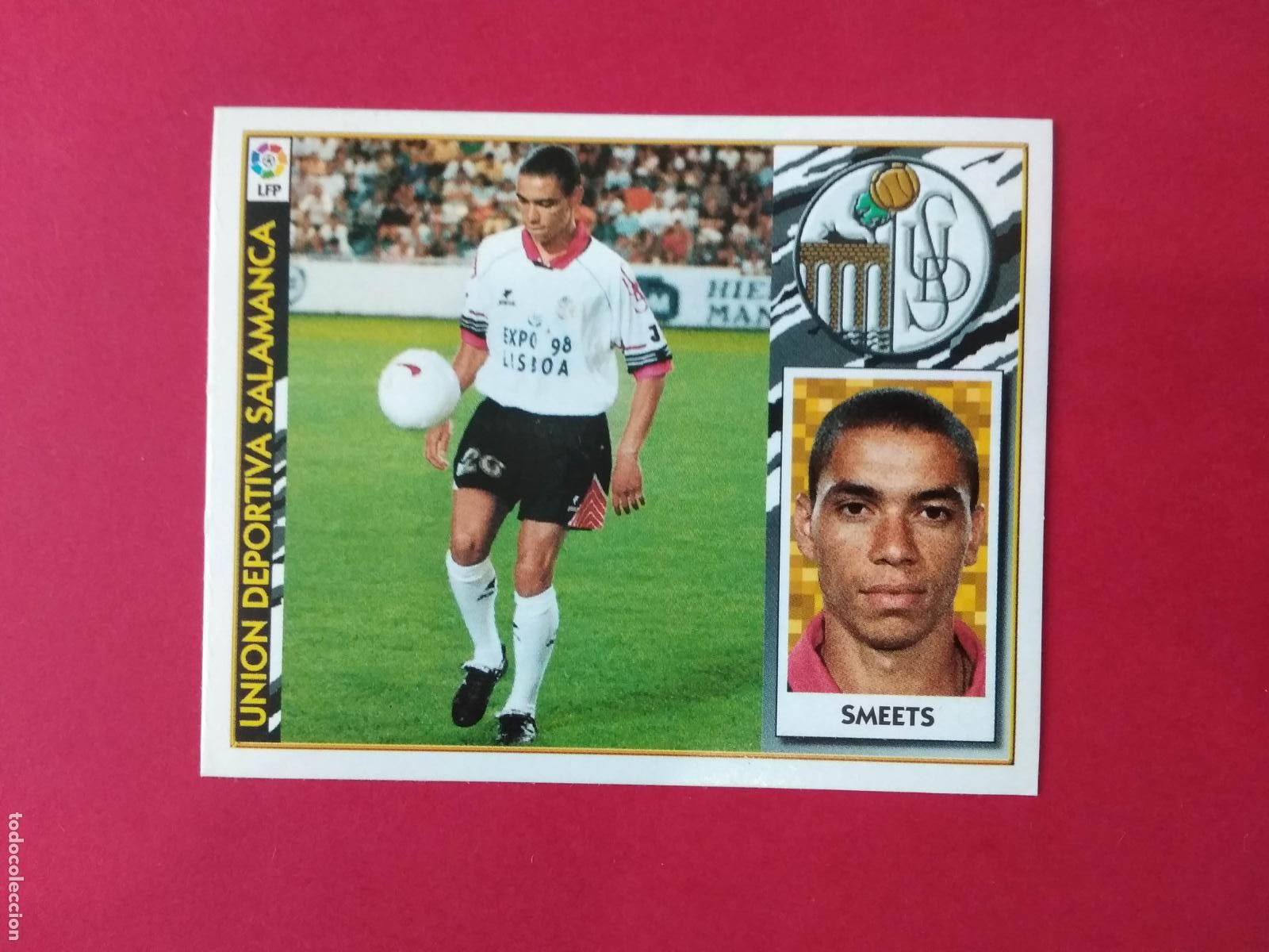 Cartes &agrave; collectionner de Football: EDICIONES ESTE LIGA 97 98 1997 1998 CROMO NUNCA PEGADO FICHAJE N&ordm; 27 SMEETS SALAMANCA