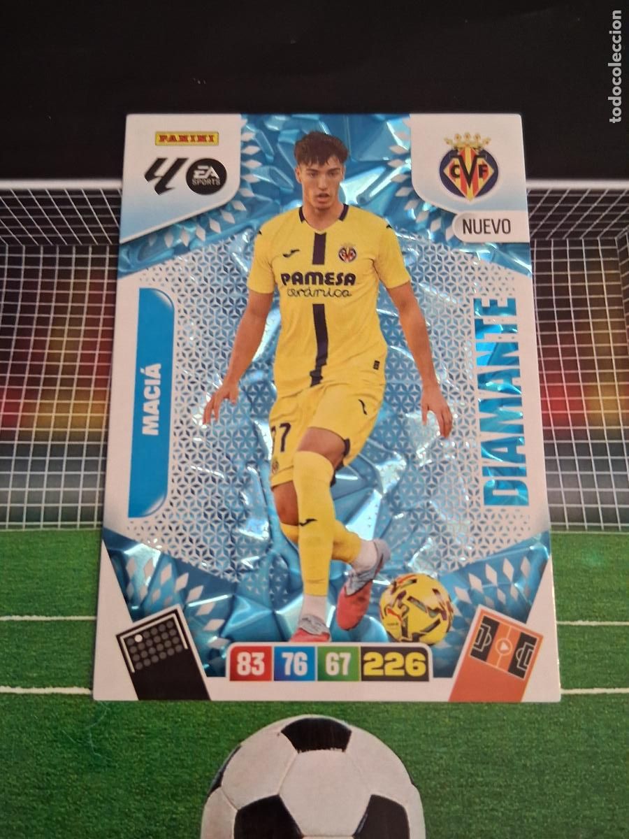Cartes &agrave; collectionner de Football: MACIA VILLARREAL NUEVO DIAMANTE CROMOS ADRENALYN XL LIGA FUTBOL PANINI 2026 2027 26 27