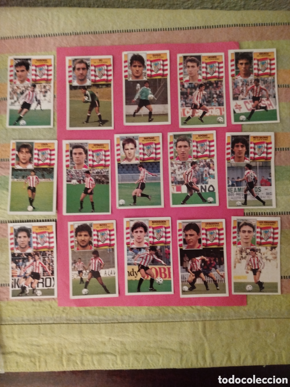 Football Stickers: LOTE 15 CROMOS ATHLETIC CLUB BILBAO NUNCA PEGADOS LIGA ESTE 90-91