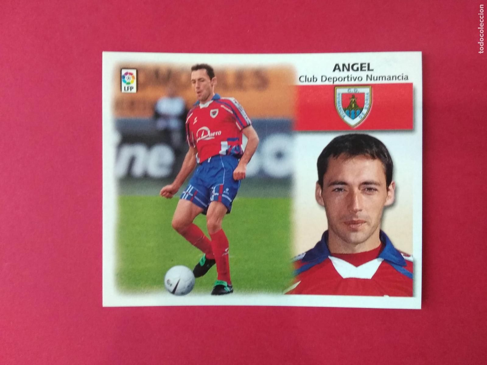 Cromos de f&uacute;tbol: EDICIONES ESTE LIGA 99 00 1999 2000 CROMO NUNCA PEGADO BAJA NUMANCIA , ANGEL