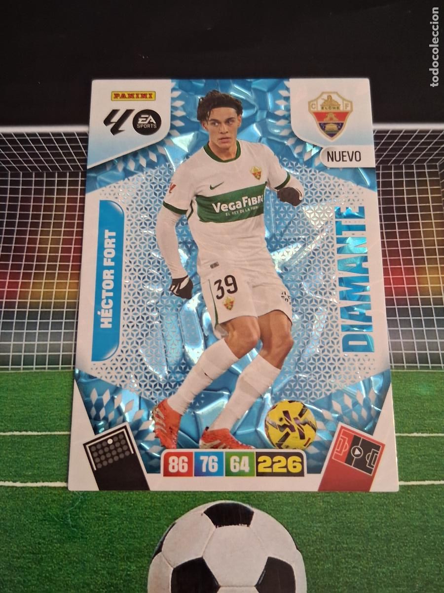 Cartes &agrave; collectionner de Football: HECTOR FORT ELCHE NUEVO DIAMANTE CROMOS ADRENALYN XL LIGA FUTBOL PANINI 2026 2027 26 27