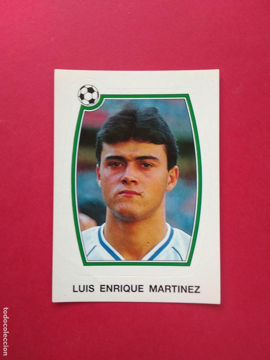 Cartes &agrave; collectionner de Football: PANINI FUTBOL ESTRELLAS DE LA LIGA 92 93 1992 1993 NUNCA PEGADO N&ordm; 150 LUIS ENRIQUE REAL MADRID