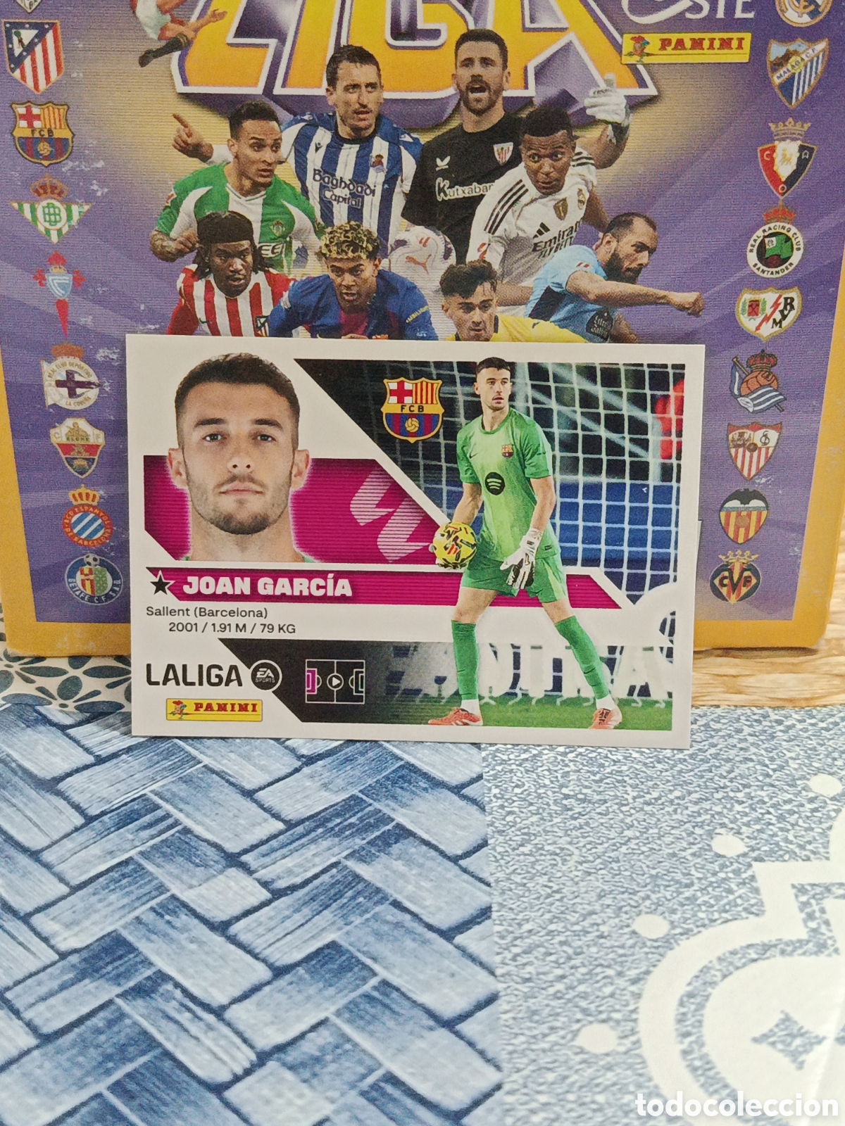 Cromos de Futebol: JOAN GARCIA F.C. BARCELONA BAR&Ccedil;A N&ordm; 3 LIGA ESTE 26 27 2026 2027 PANINI &rdquo;NUEVO DE SOBRE&rdquo;