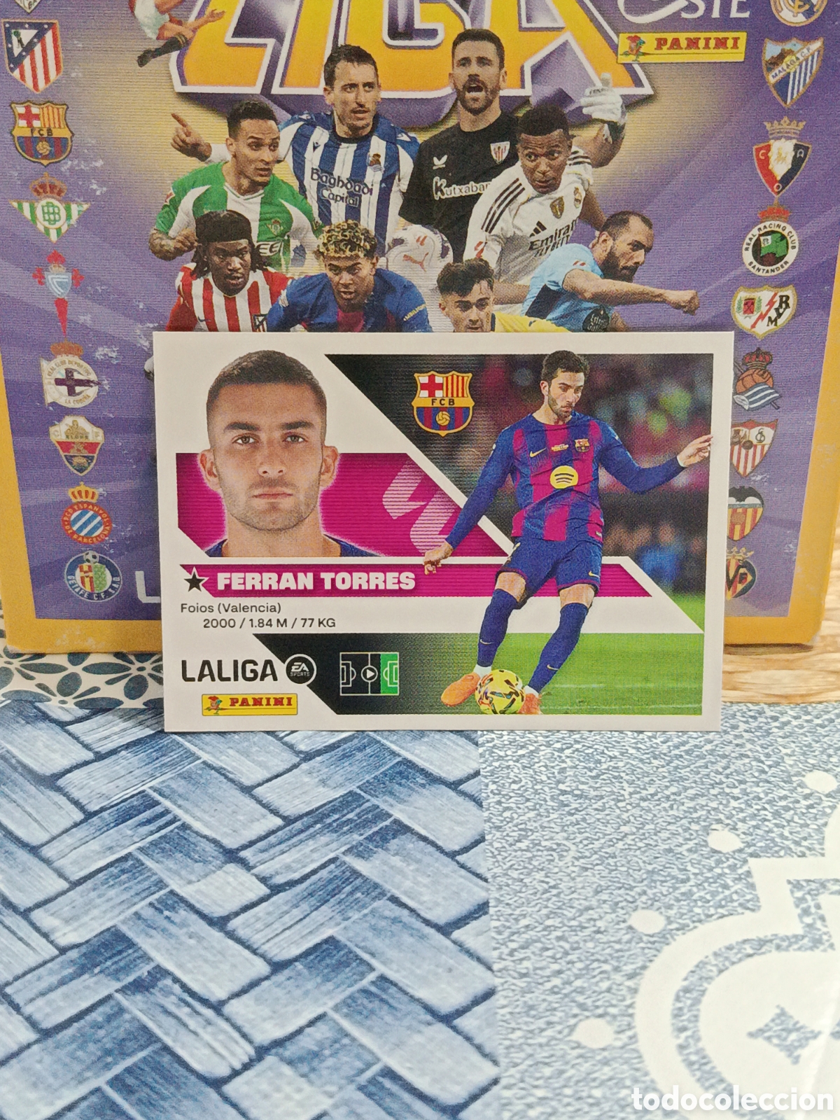 Football Stickers: FERRAN TORRES F.C. BARCELONA BAR&Ccedil;A N&ordm; 18 LIGA ESTE 26 27 2026 2027 PANINI &rdquo;NUEVO DE SOBRE&rdquo;