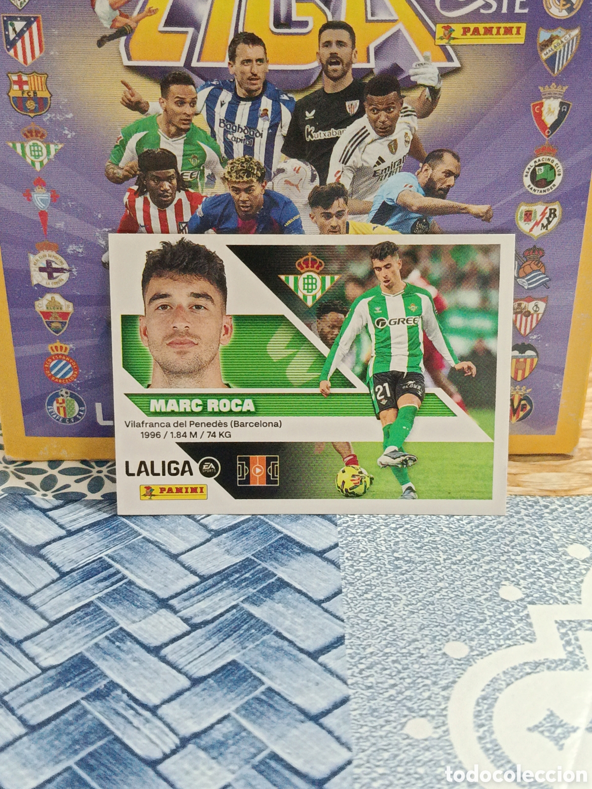 Cartes &agrave; collectionner de Football: MARC ROCA REAL BETIS N&ordm; 10 LIGA ESTE 26 27 2026 2027 PANINI &rdquo;NUEVO DE SOBRE&rdquo;