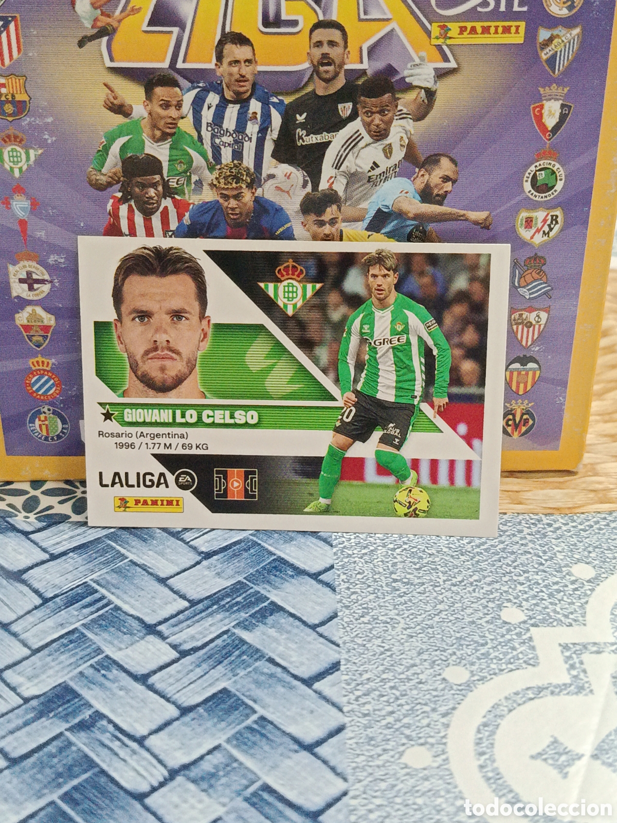 Cartes &agrave; collectionner de Football: LO CELSO REAL BETIS N&ordm; 14 LIGA ESTE 26 27 2026 2027 PANINI &rdquo;NUEVO DE SOBRE&rdquo;