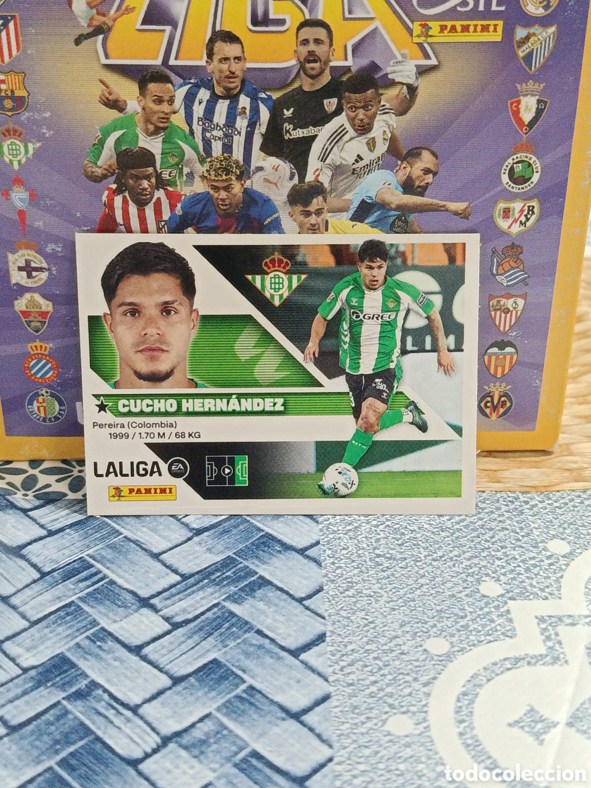 Figurine di Calcio: CUCHO FERNANDEZ REAL BETIS N&ordm; 19 LIGA ESTE 26 27 2026 2027 PANINI &rdquo;NUEVO DE SOBRE&rdquo;