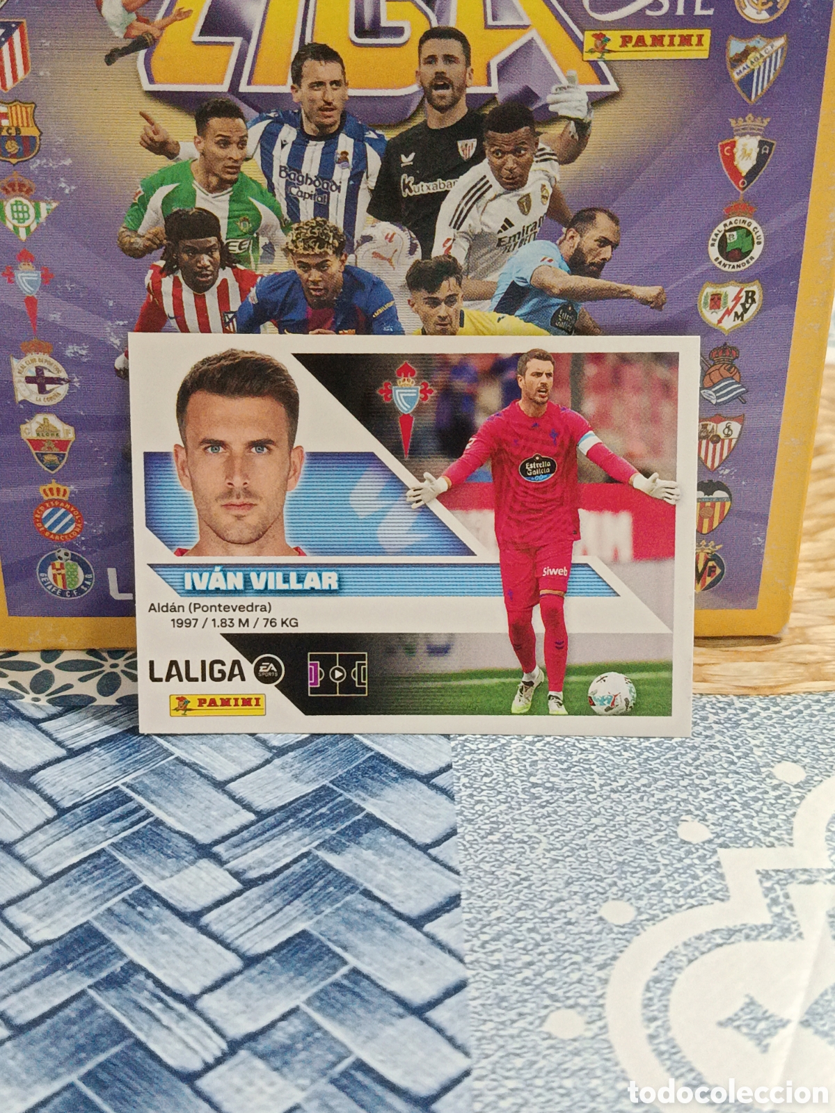 Figurine di Calcio: IVAN VILLAR CELTA N&ordm; 4 LIGA ESTE 26 27 2026 2027 PANINI &rdquo;NUEVO DE SOBRE&rdquo;