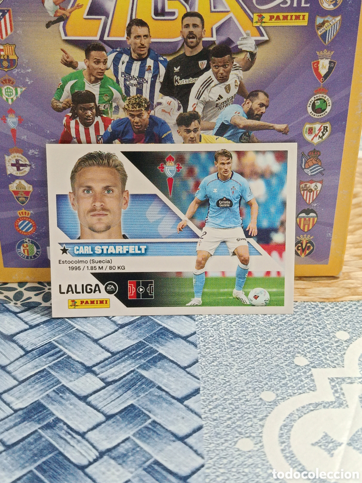 Figurine di Calcio: STARFELT CELTA N&ordm; 8 LIGA ESTE 26 27 2026 2027 PANINI &rdquo;NUEVO DE SOBRE&rdquo;