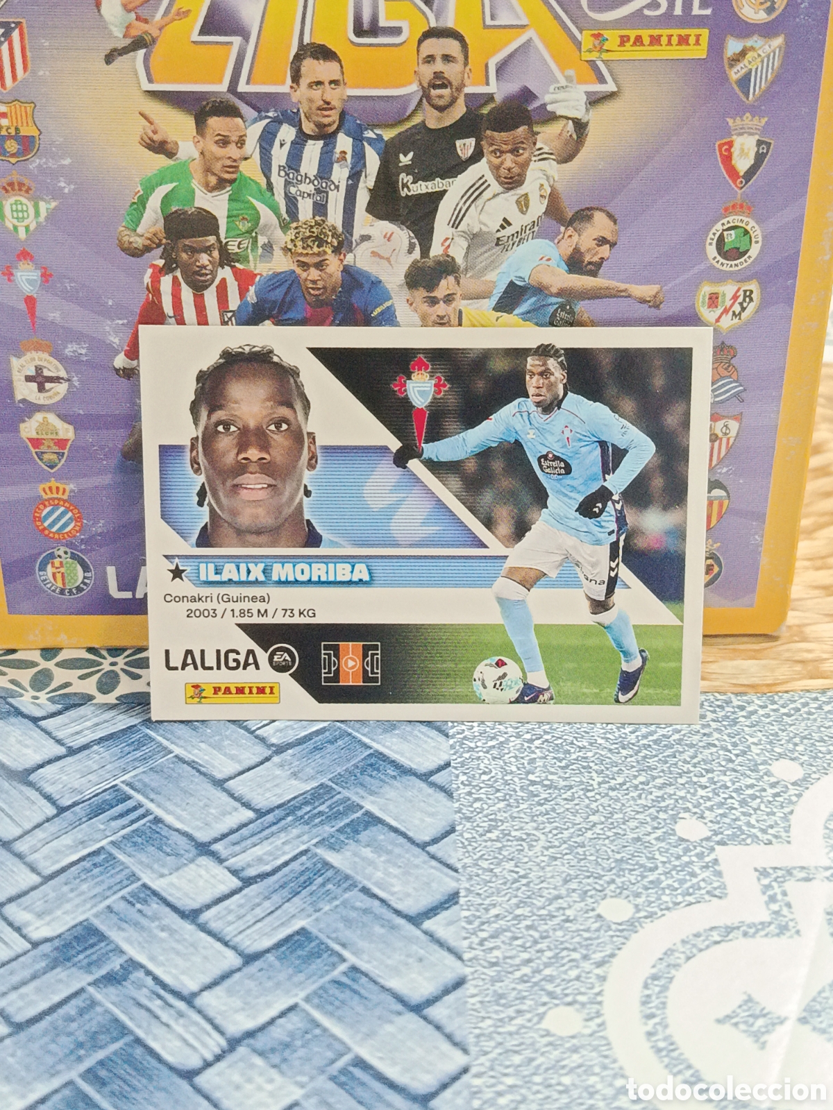 Figurine di Calcio: ILAIX MORIBA CELTA N&ordm; 11 LIGA ESTE 26 27 2026 2027 PANINI &rdquo;NUEVO DE SOBRE&rdquo;