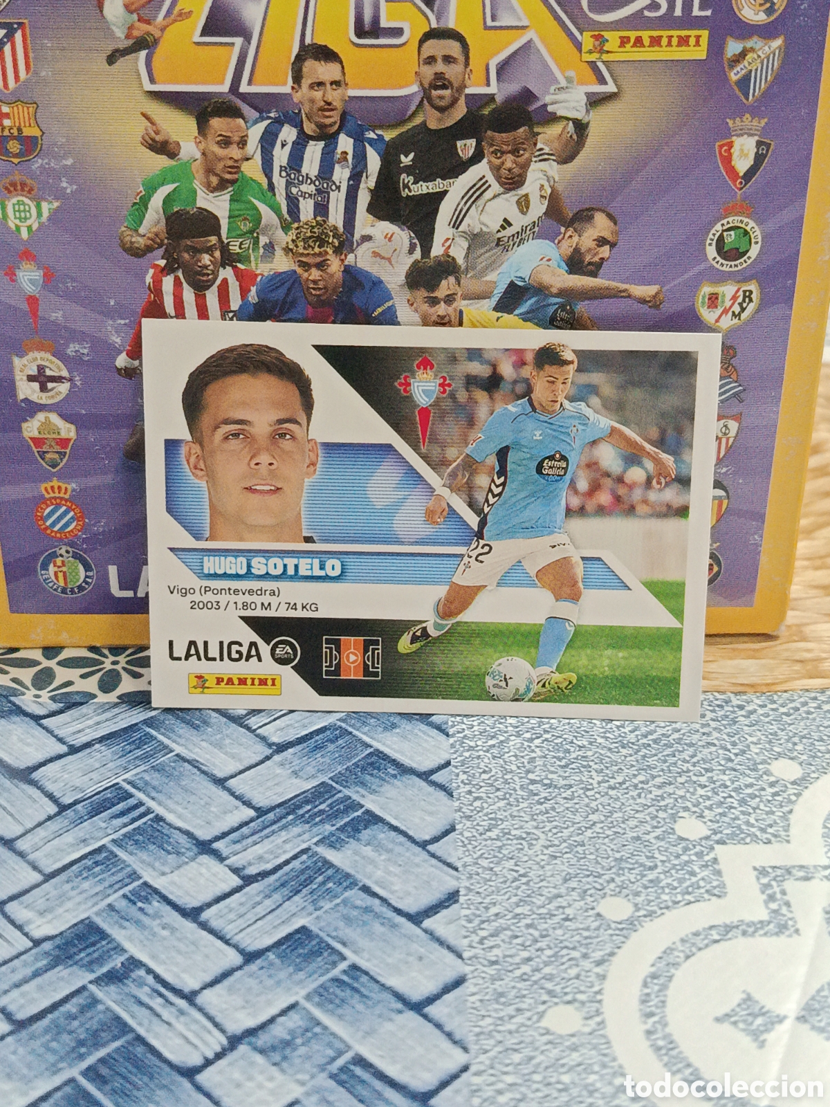 Figurine di Calcio: SOTELO CELTA N&ordm; 14 LIGA ESTE 26 27 2026 2027 PANINI &rdquo;NUEVO DE SOBRE&rdquo;