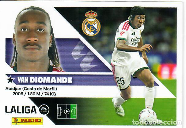 Cromos de f&uacute;tbol: CROMO PANINI LIGA ESTE 26 27 - FICHAJE N&ordm; 39 - DIOMANDE - REAL MADRID - 3&ordf; EDICI&Oacute;N