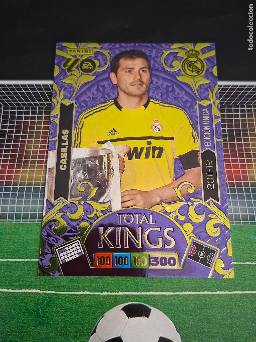 Figurine di Calcio: CASILLAS REAL MADRID TOTAL KINGS EDICION UNICA CROMO ADRENALYN XL LIGA FUTBOL PANINI 2026 2027 26 27