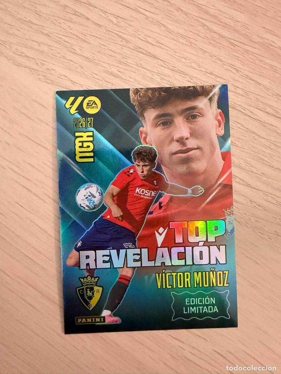 Figurine di Calcio: MegaCracks 26 27 - Victor Mu&ntilde;oz TOP REVELACI&Oacute;N edici&oacute;n limitada