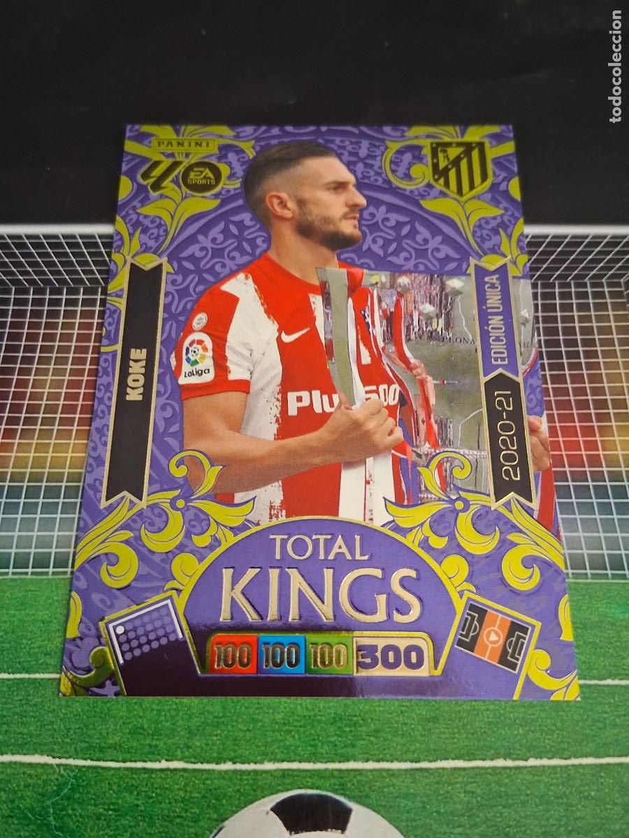Football Stickers: KOKE ATLETICO DE MADRID TOTAL KINGS EDICION UNICA CROMO ADRENALYN XL LIGA FUTBOL 2026 2027 26 27