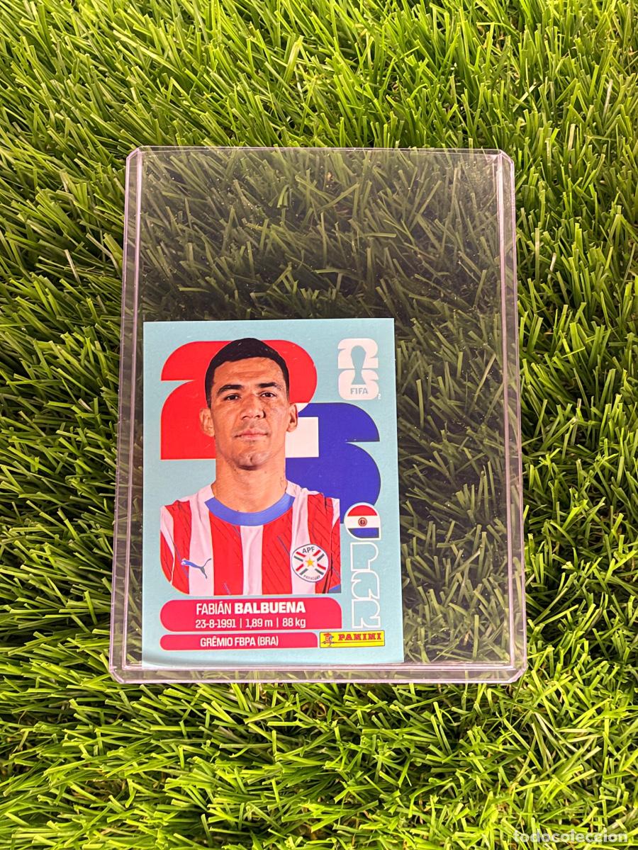 Football Stickers: N&ordm; PAR5 Fabi&aacute;n Balbuena Paraguay Mundial 2026 Stickers