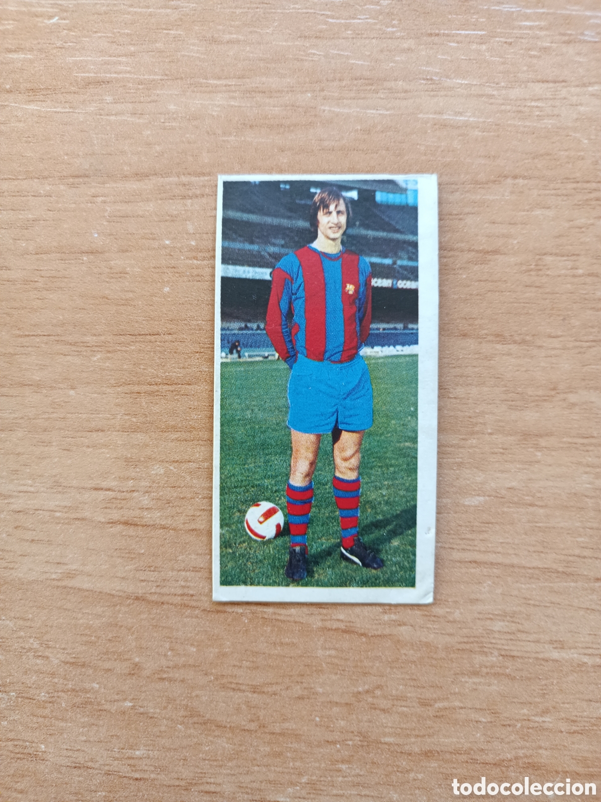 Cromos de f&uacute;tbol: Cruyff Barcelona ESTE 75.76 sin pegar