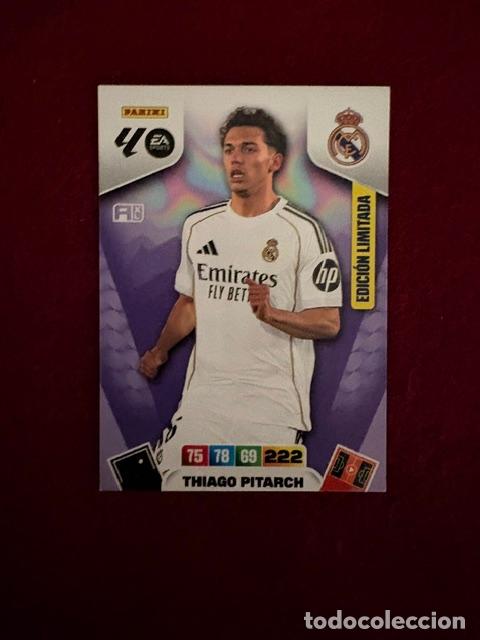 Football Stickers: TARJETA PANINI ADRENALYN 2025-2026 25-26 - THIAGO PITARCH - EDICION LIMITADA