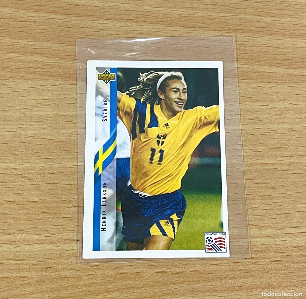 Cartes &agrave; collectionner de Football: CROMO STICKER UPPER DECK MUNDIAL DE F&Uacute;TBOL USA 94 n&ordm; 109 - HENRIK LARSSON DE SUECIA