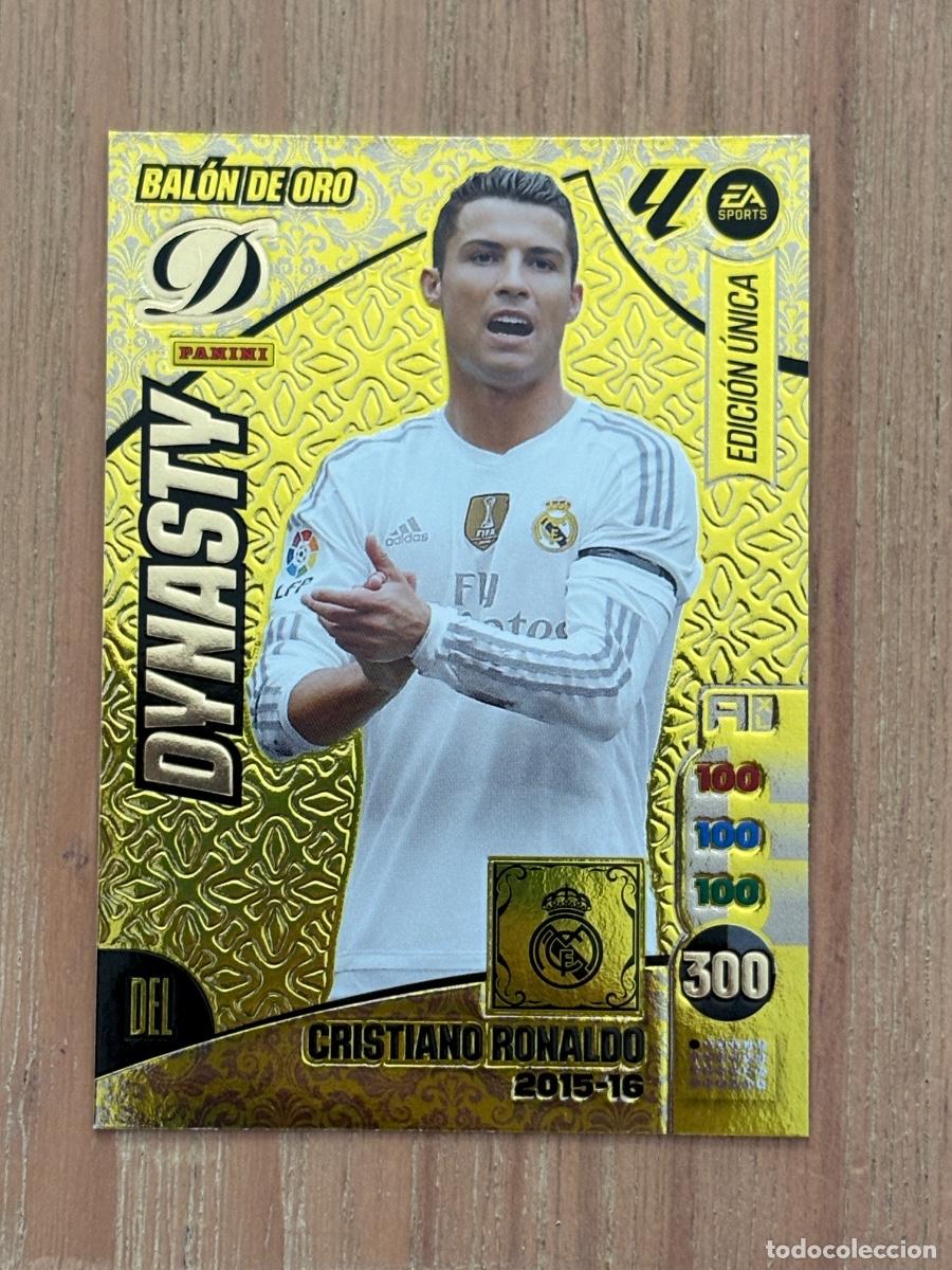 Cartes &agrave; collectionner de Football: 28. CRISTIANO RONALDO 2015-16 REAL MADRID DYNASTY BALON DE ORO 2024-25 ADRENALYN XL PANINI