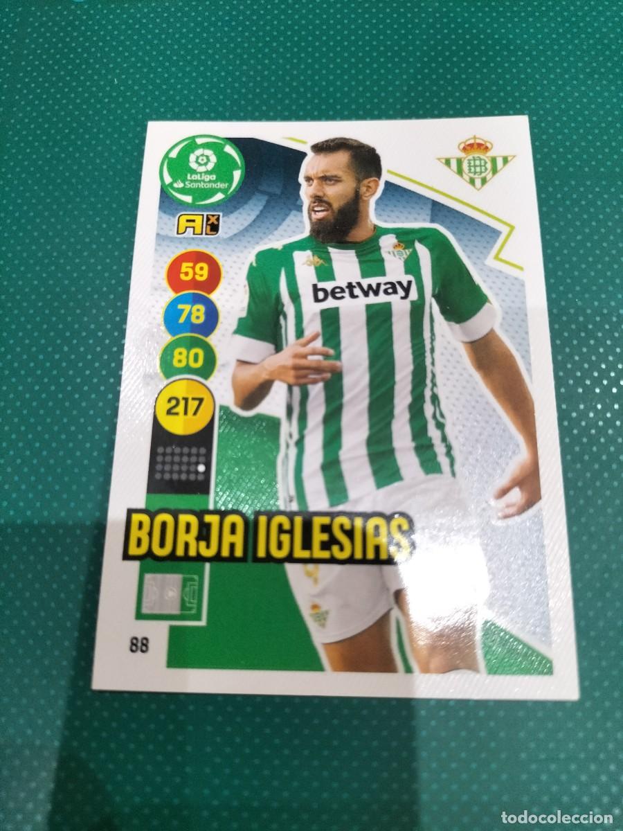 Cartes &agrave; collectionner de Football: 1 CROMO FICHA PANINI ADRENALYN 2020-2021 20-21 REAL BETIS 88 BORJA IGLESIAS