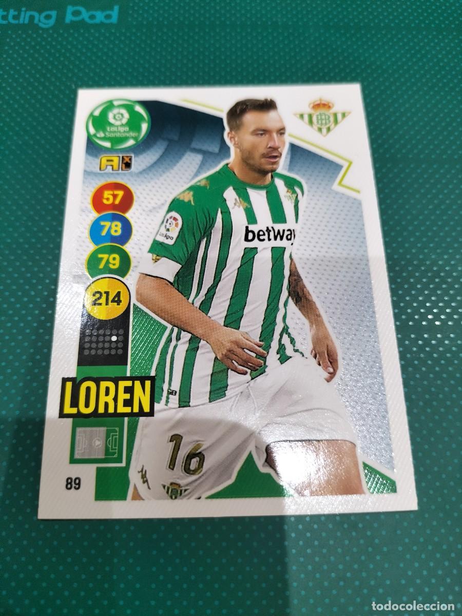Football Stickers: 1 CROMO FICHA PANINI ADRENALYN 2020-2021 20-21 REAL BETIS 89 LOREN