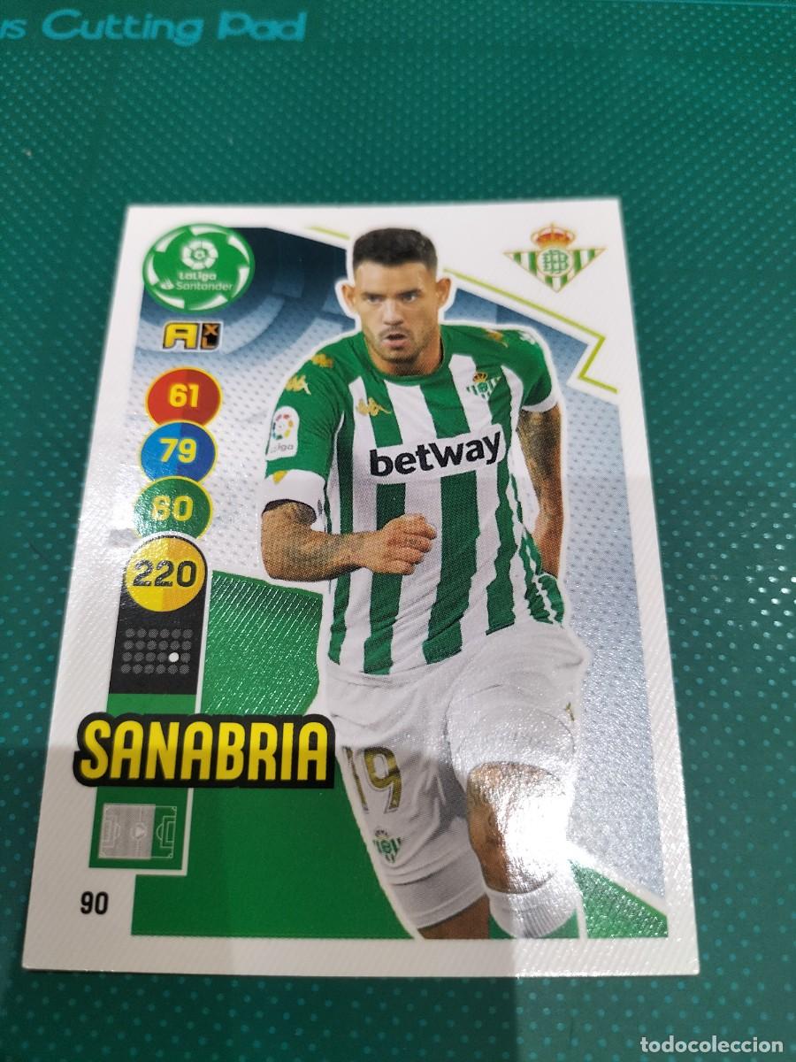 Football Stickers: 1 CROMO FICHA PANINI ADRENALYN 2020-2021 20-21 REAL BETIS 90 SANABRIA