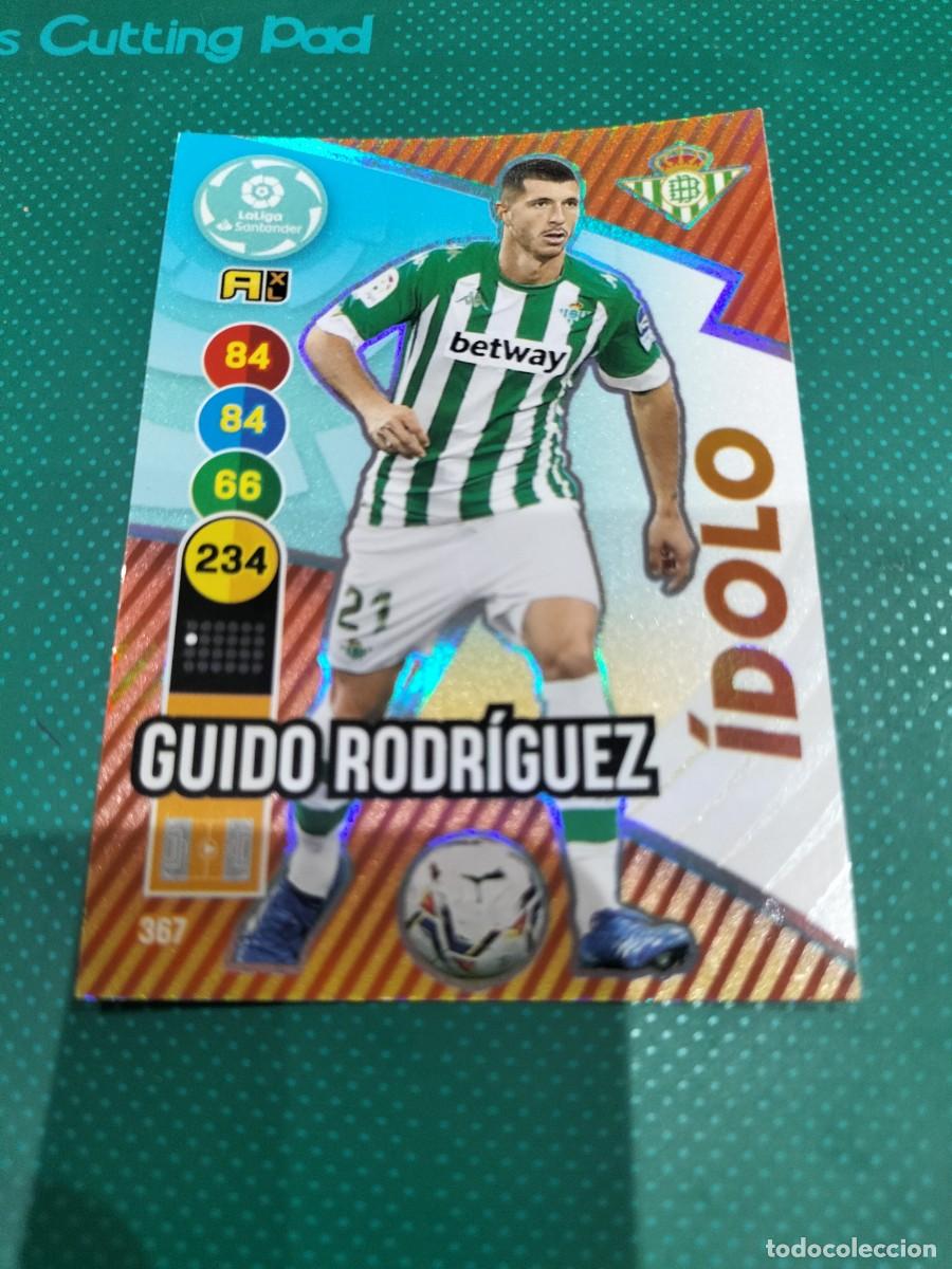 Cromos de Futebol: 1 CROMO FICHA PANINI ADRENALYN 2020-2021 20-21 REAL BETIS 367 GUIDO RODR&Iacute;GUEZ ( IDOLO