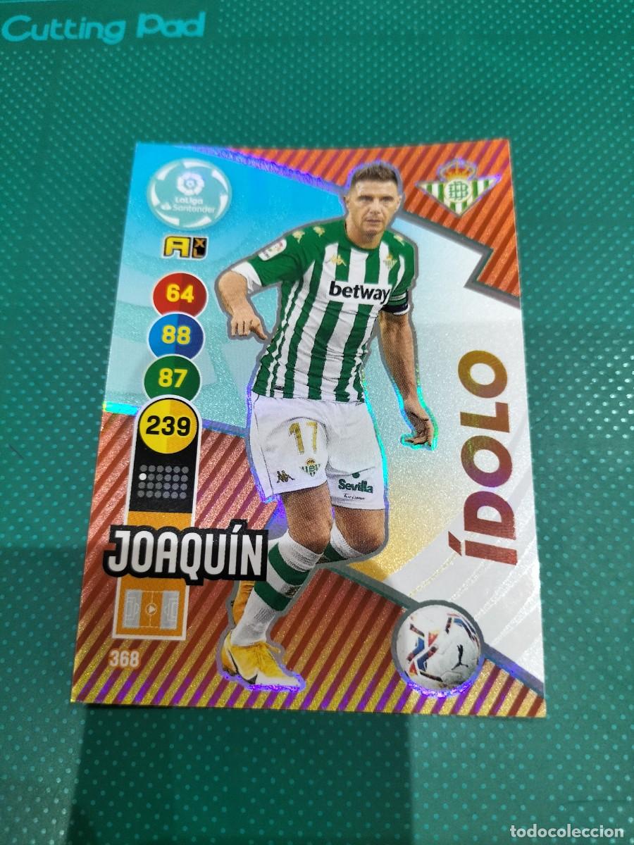 Cromos de Futebol: 1 CROMO FICHA PANINI ADRENALYN 2020-2021 20-21 REAL BETIS 368 JOAQU&Iacute;N ( IDOLO