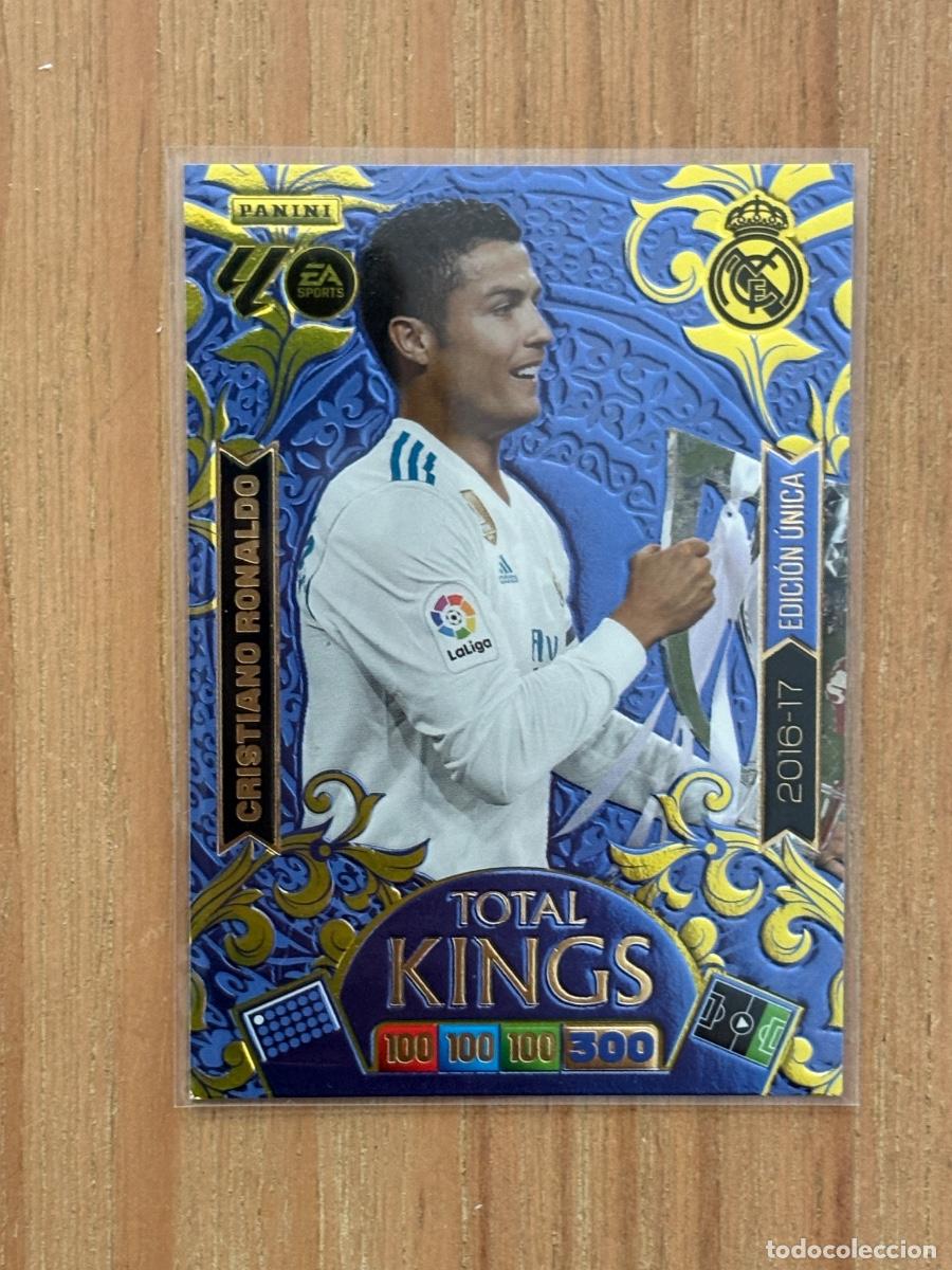 Football Stickers: 28. CROMO CRISTIANO RONALDO REAL MADRID LIGA 2016-17 &ndash; TOTAL KINGS 2025-26