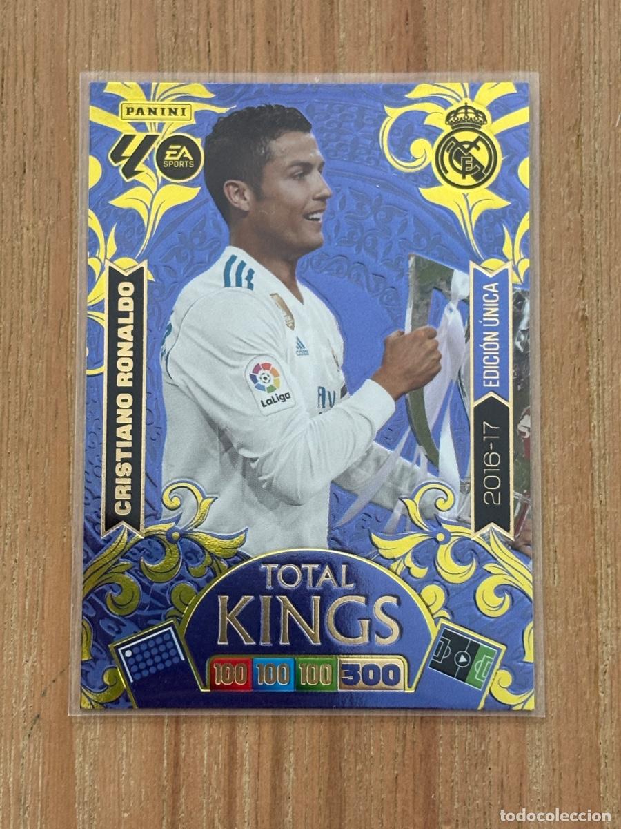 Football Stickers: 28. CROMO CRISTIANO RONALDO REAL MADRID LIGA 2016-17 &ndash; TOTAL KINGS 2025-26