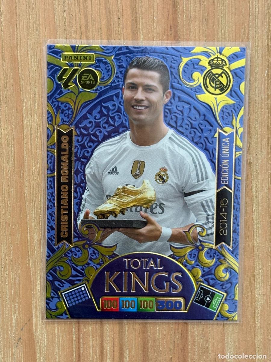Football Stickers: 28. CROMO CRISTIANO RONALDO REAL MADRID LIGA 2014-15 TOTAL KINGS 2025-26