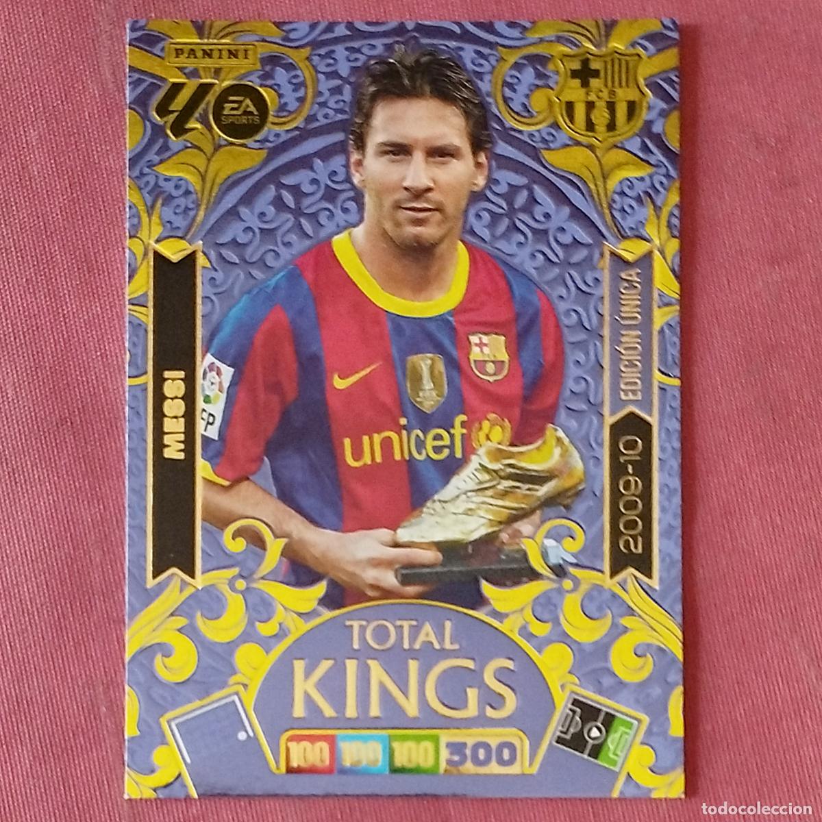 Figurine di Calcio: MESSI - EDICION UNICA - TOTAL KINGS - 2009 2010 - BARCELONA - ADRENALYN XL 2025 2026 25 26