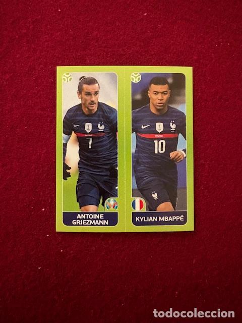 Cromos de Futebol: PANINI EURO 2020 - N&deg; 597 - KYLIAN MBAPPE / ANTOINE GRIEZMANN