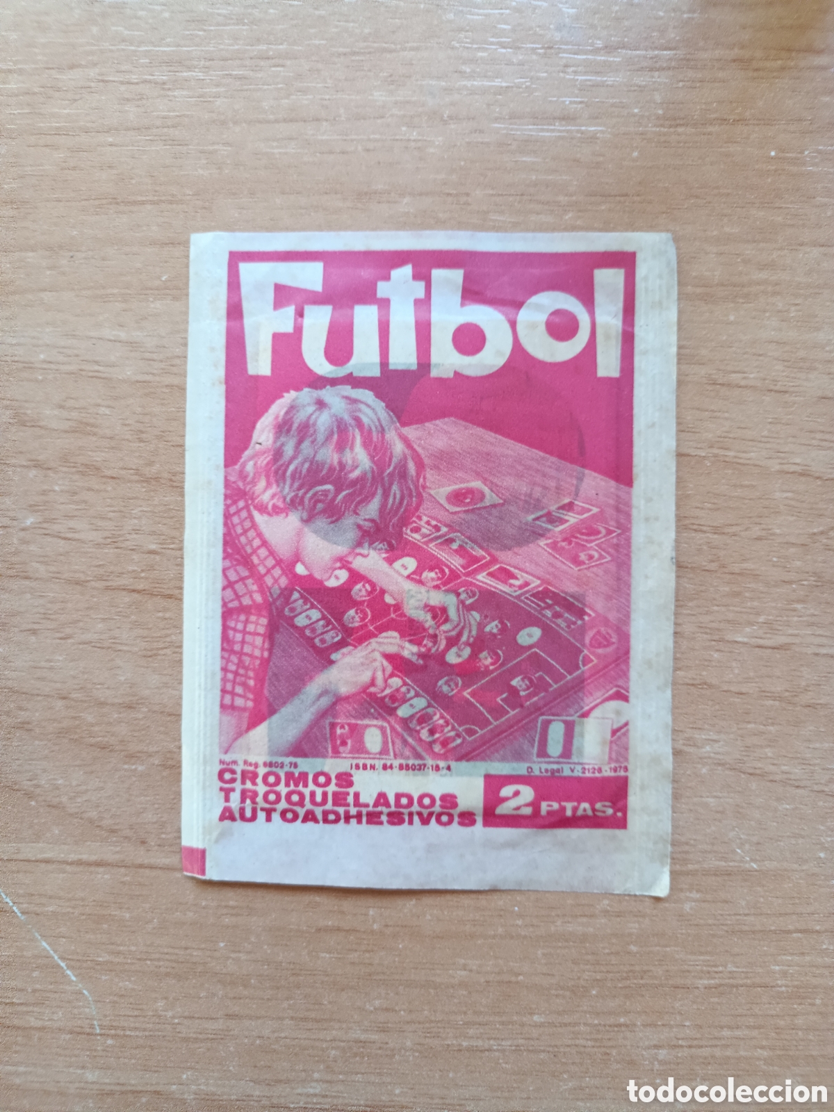 Cromos de f&uacute;tbol: Sobre sin abrir MAGA 75.76 - Foto 1