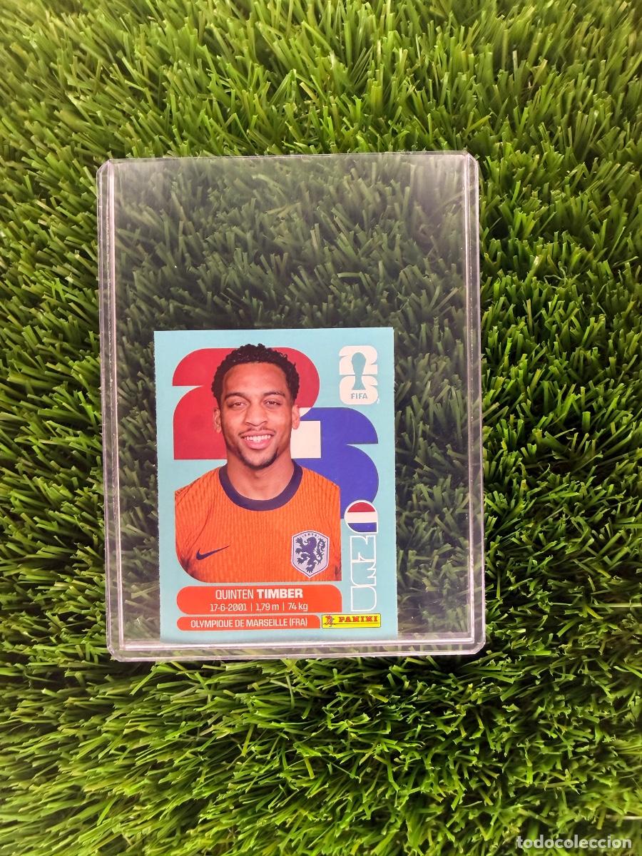 Cartes &agrave; collectionner de Football: N&ordm; NED8B Quinten Timber Actualizaci&oacute;n Pa&iacute;ses Bajos Mundial 2026 Stickers