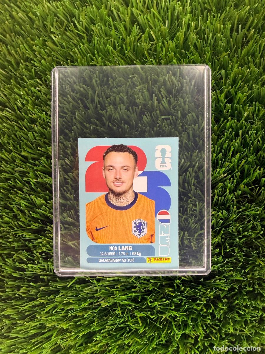 Cartes &agrave; collectionner de Football: N&ordm; NED15B Noa Lang Actualizaci&oacute;n Pa&iacute;ses Bajos Mundial 2026 Stickers