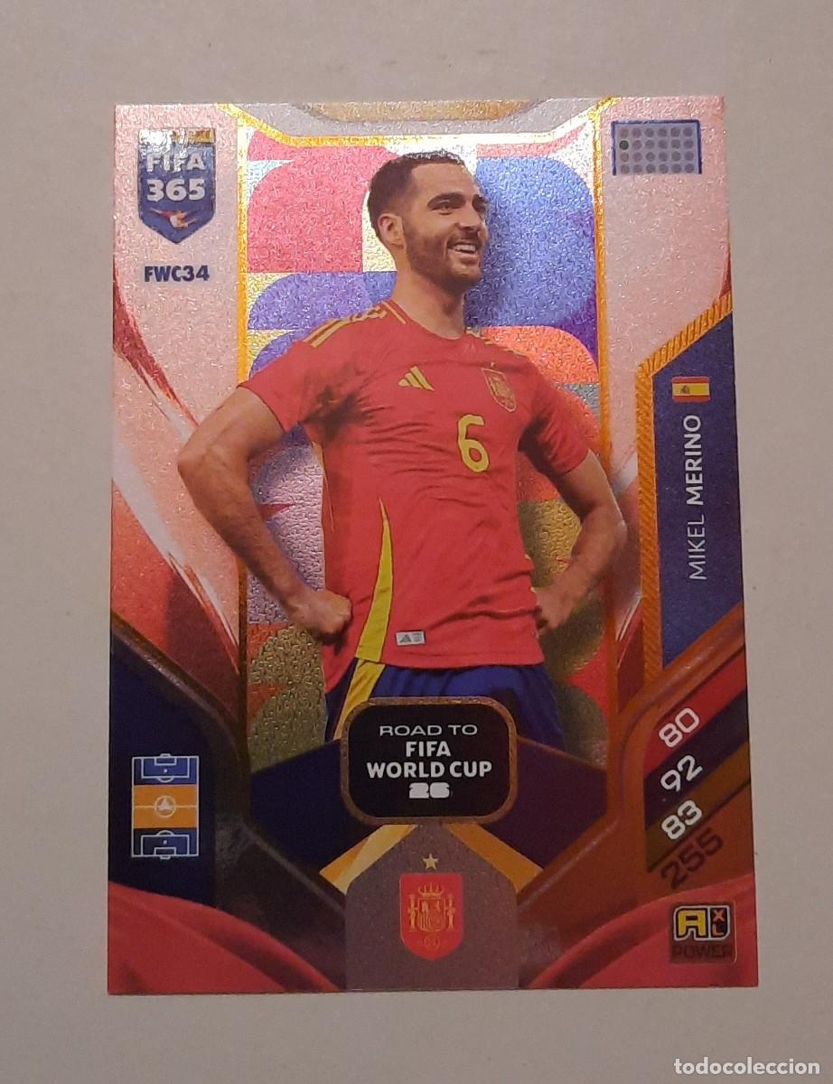 Football Stickers: Espa&ntilde;a Mikel Merino Road to World Cup 2026 FWC34 Fifa 365 2026