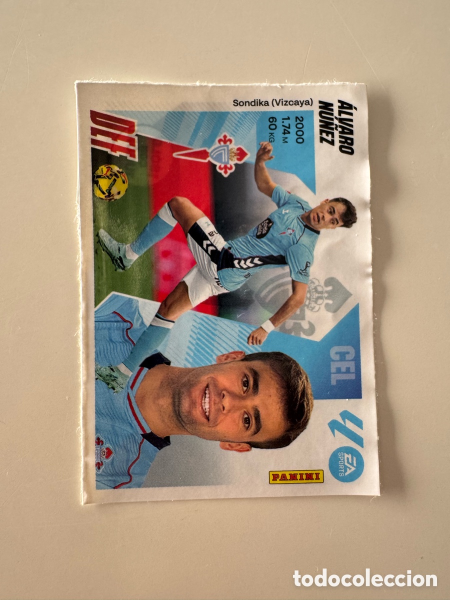 Cromos de Futebol: PANINI LIGA ESTE 2025-2026 25 26 &ndash; N&ordm; 9 &ndash; alvaro nu&ntilde;ez Celta Actualizaci&oacute;n