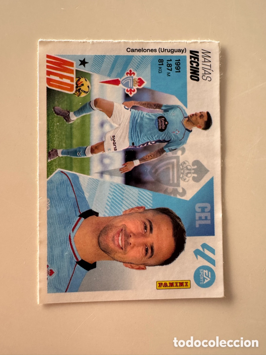 Cromos de Futebol: PANINI LIGA ESTE 2025-2026 25 26 &ndash; N&ordm; 10 &ndash; matias vecino Celta Actualizaci&oacute;n