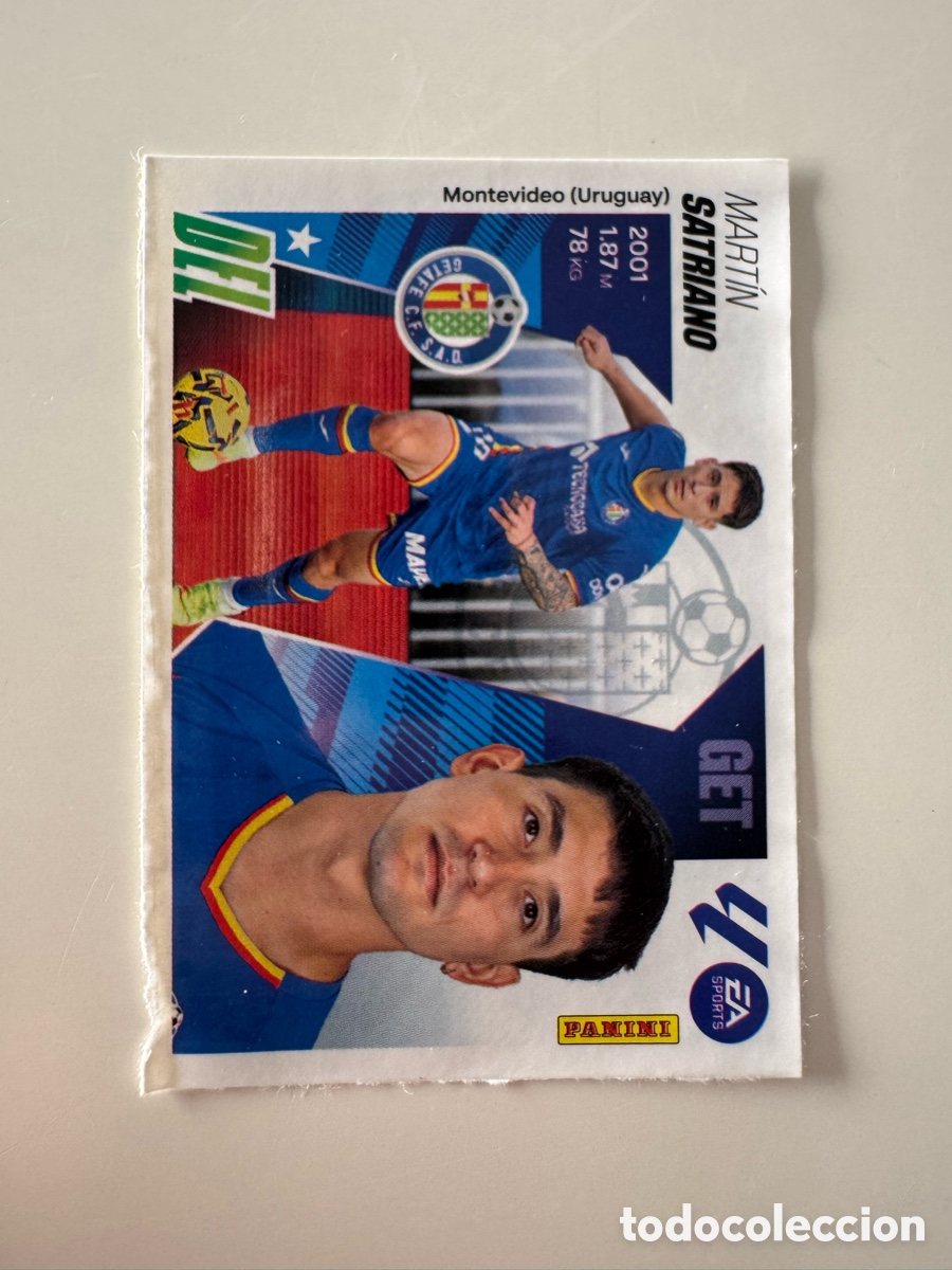 Cromos de Futebol: PANINI LIGA ESTE 2025-2026 25 26 &ndash; N&ordm; 17 &ndash; martin satriano Getafe Actualizaci&oacute;n