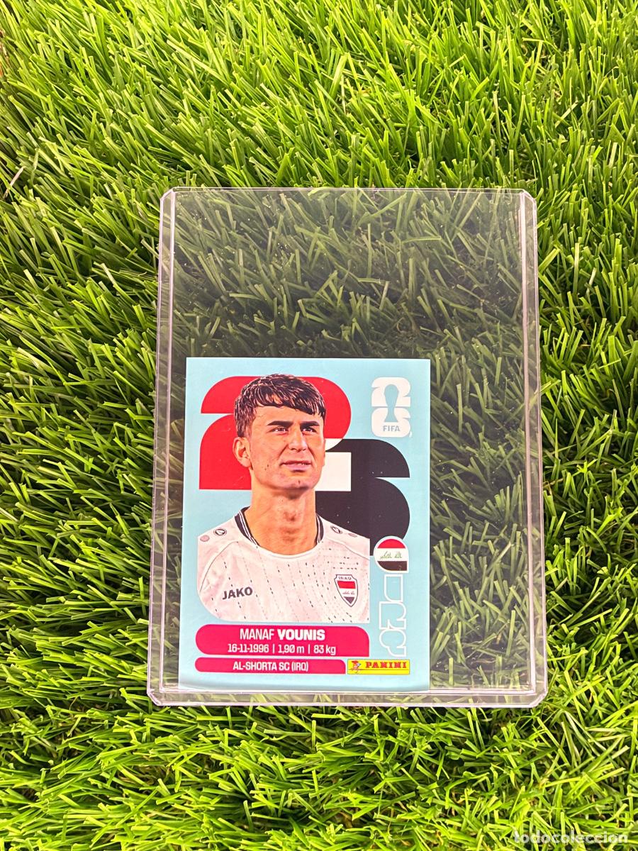 Cromos de Futebol: N&ordm; IRQ8 Manaf Younis Iraq Mundial 2026 Stickers
