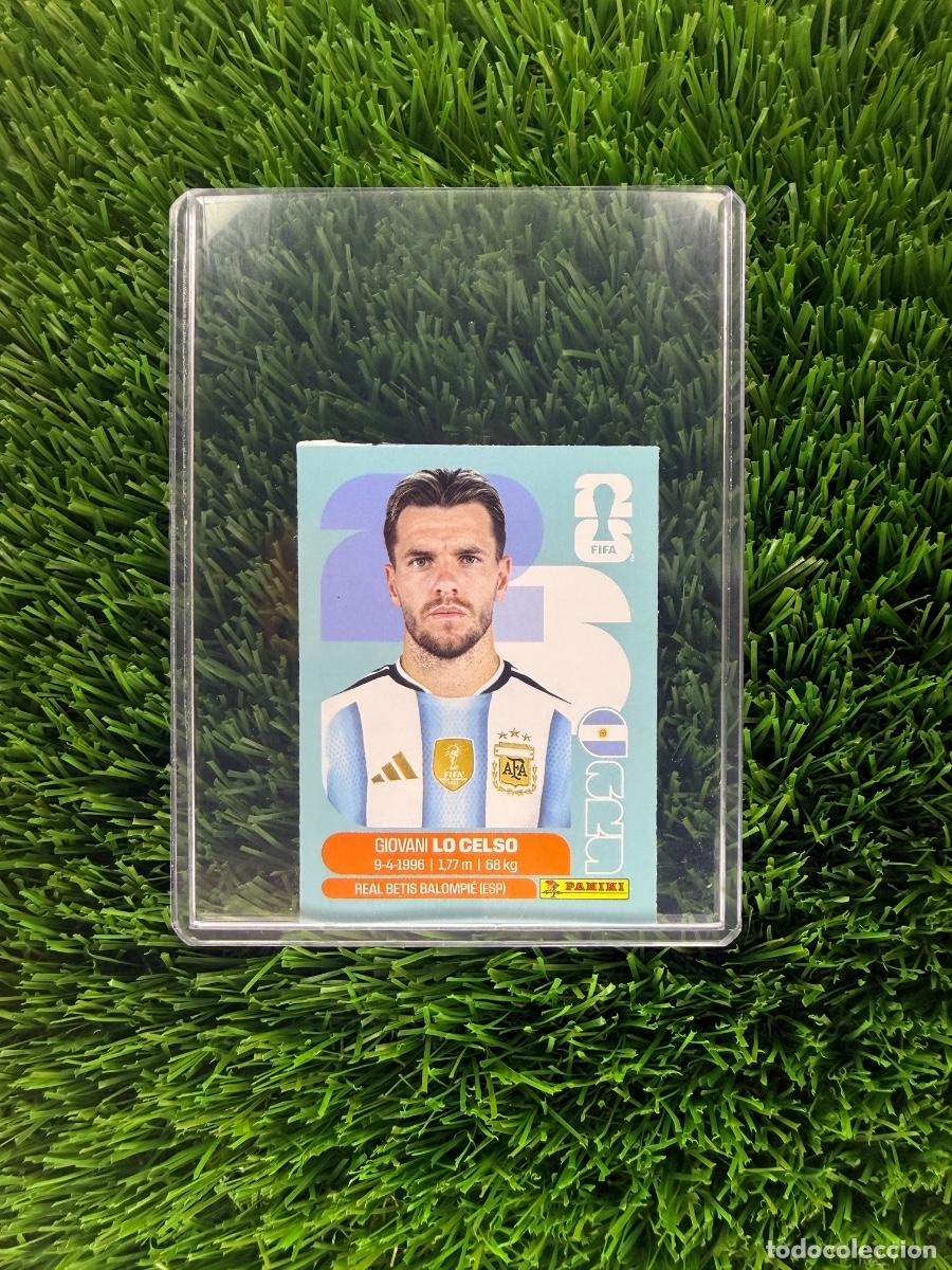 Cromos de Futebol: N&ordm; ARG15B Giovani Lo Celso Actualizaci&oacute;n Argentina Mundial 2026 Stickers