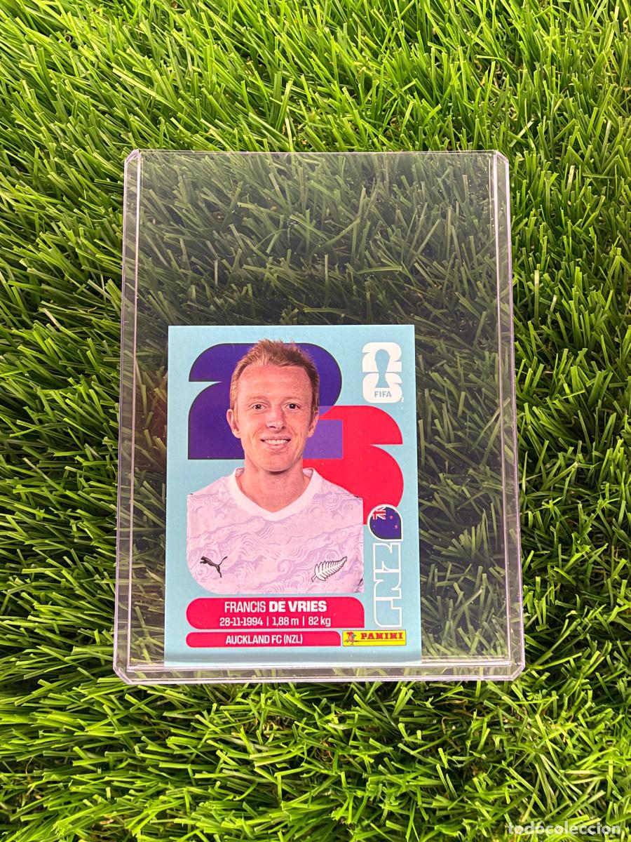 Figurine di Calcio: N&ordm; NZL8 Francis de Vries Nueva Zelanda Mundial 2026 Stickers