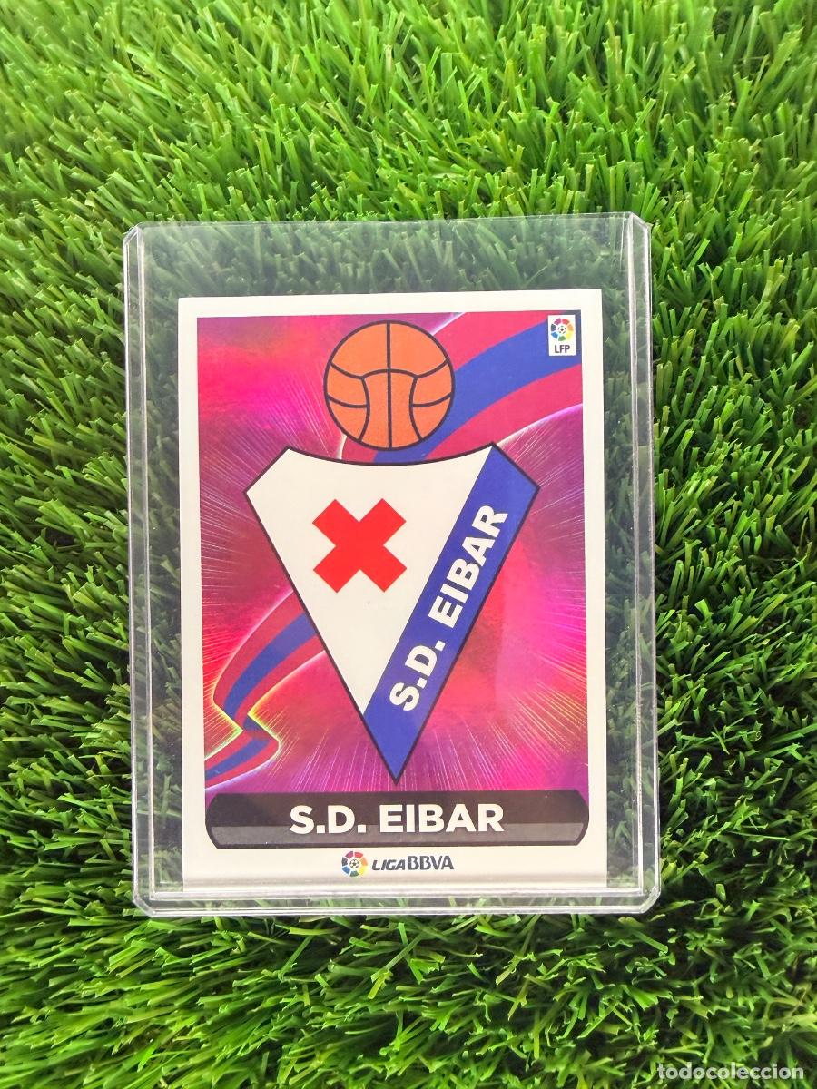 Cromos de Futebol: N&ordm; 23 Escudo SD Eibar Liga Este 14 15