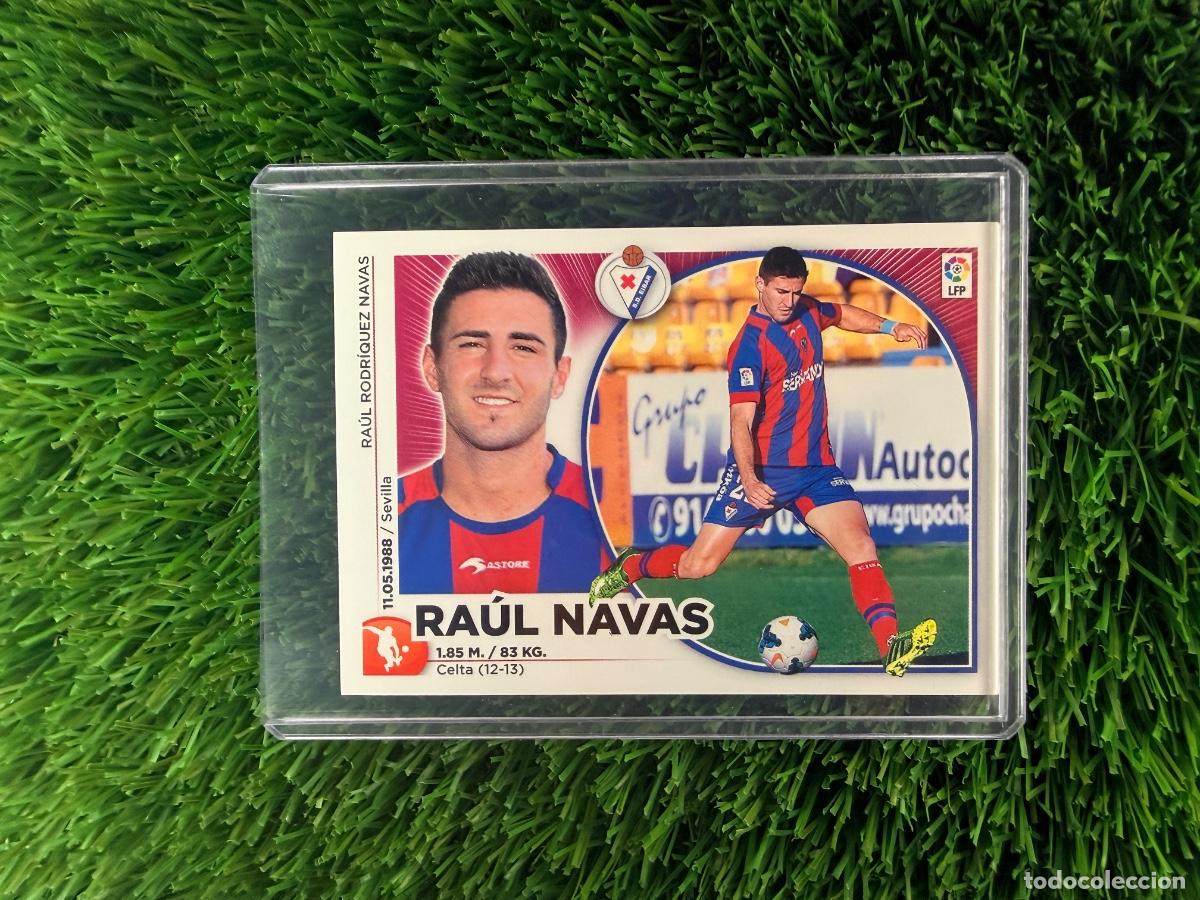 Cromos de Futebol: N&ordm; 5 Ra&uacute;l Navas SD Eibar Liga Este 14 15