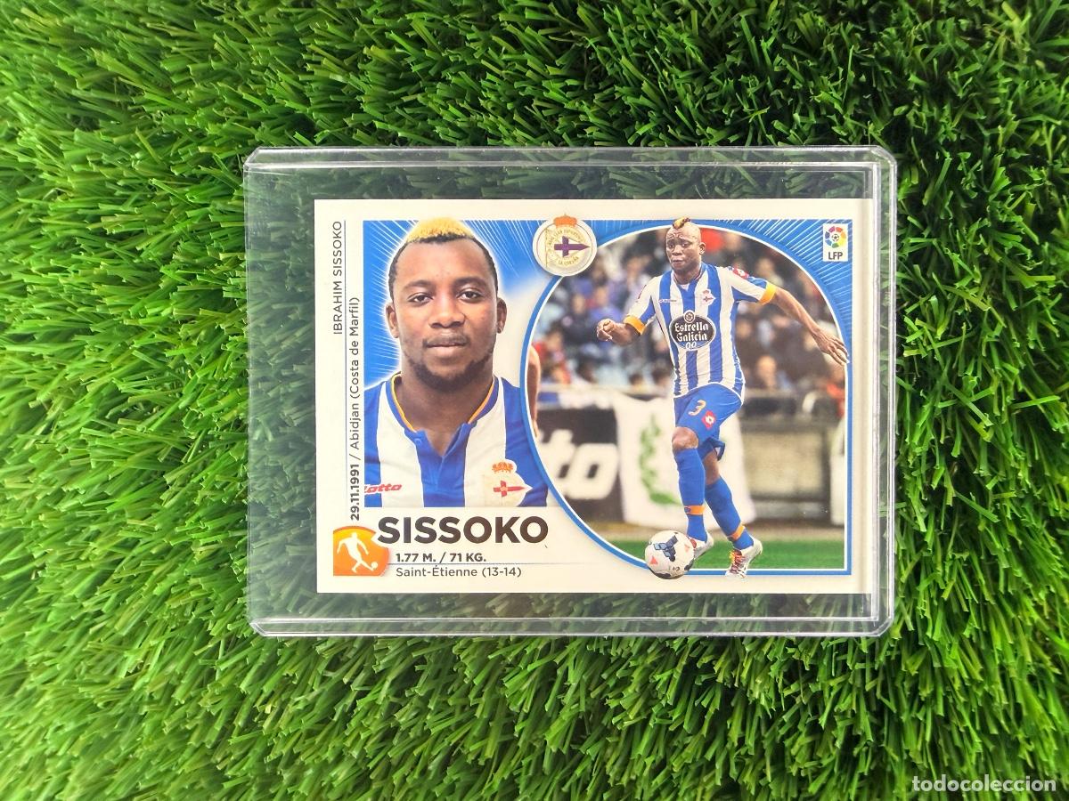 Cromos de Futebol: N&ordm; 13 Sissoko RC Deportivo Liga Este 14 15