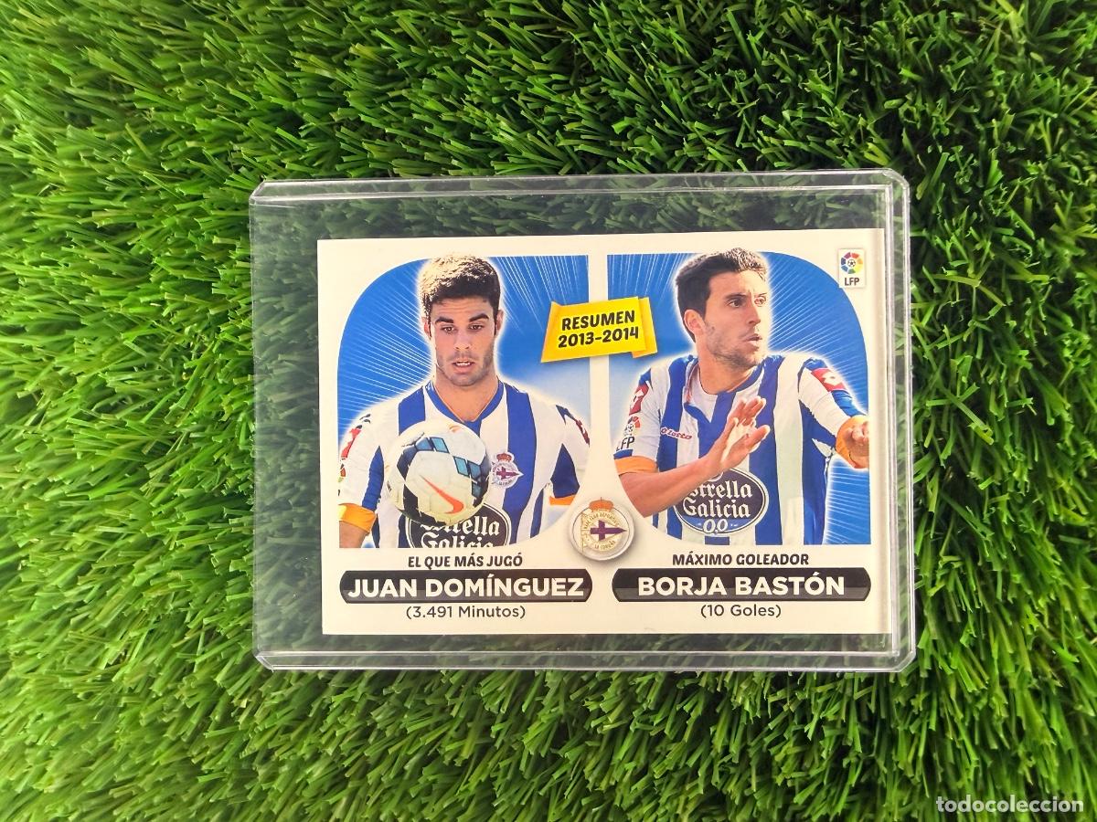 Figurine di Calcio: N&ordm; 24 Resumen (Juan Dom&iacute;nguez - Borja Bast&oacute;n) RC Deportivo Liga Este 14 15