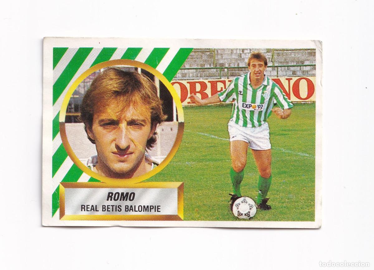 Figurine di Calcio: Cromo f&uacute;tbol ROMO Betis 1988 1989 Ediciones Este SIN PEGAR