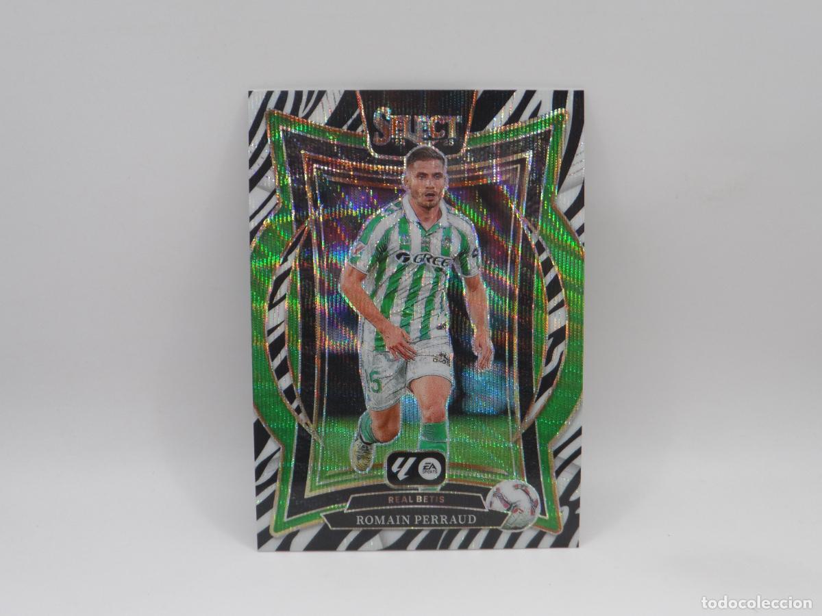 Figurine di Calcio: 39 ROMAIN PERRAUD PARALELA ZEBRA PRIZM BETIS PANINI SELECT 2024 2025 24 25